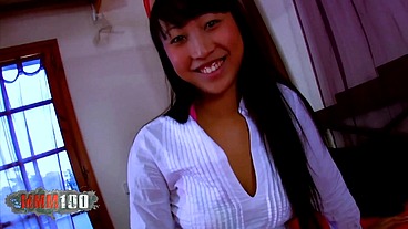 Asian pornstar Sharon Lee fucked in the ass for money