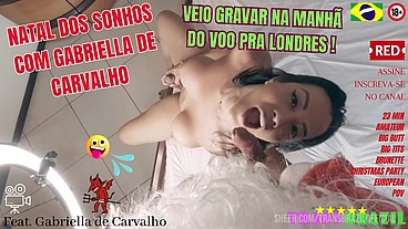 NATAL DOS SONHOS COM GABRIELLA DE CARVALHO - VEIO GRAVAR NA MANHÃ DO VOO PRA LONDRES!