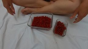 Getting naughty with red currants (2022) (MP4)