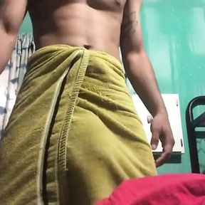 my stepbrother dances for me in the morning. He has a hard cock and is naked - Jovenpoder