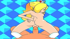 Hentai Cartoon Daisy Gives Samus & Rosalina A Sexy Blowjob Feast