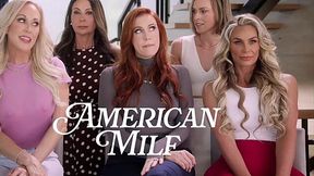 Five gorgeous MILFs get their pussies fucked by a big black cock guy