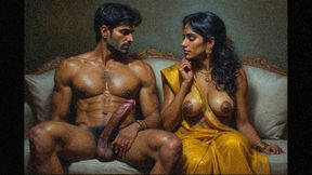 Big cock stepuncle fucking his wife after long time when he arrives back to town