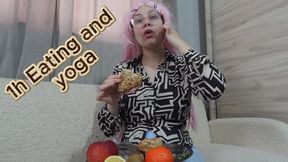 My Indian Stepsister just eats and eats for 1 hour until her belly gets really big, and while she eats she ignores you and humiliates you, then does yoga and twerks