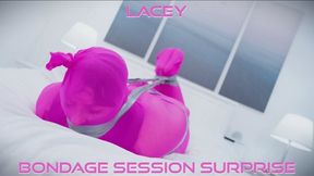 Unicorn Surprise: Lacey's Lingerie Bondage Fantasy H265 MP4 HD (Bondage, Unicorn Bodysuit, Lingerie, Rope, Duct Tape, Gag, Pantyhose Encasement, Hogtie, Struggle, MMMMPPPHHH, Helpless )