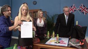 big boobed brits stacey saran and emma butt suck and fuck in mmff foursome