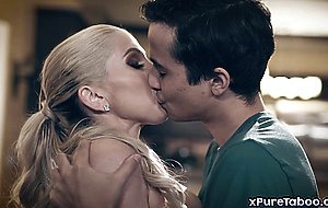 Bored milf anal fucked by her stepson and her husband