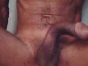 Dick Flash! Big Black South African Teen Cock jerking off, huge cumload. Suck my cock