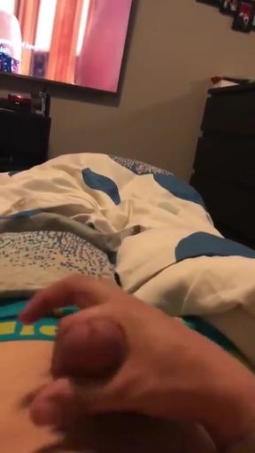 Big Dick Jerking off at Home