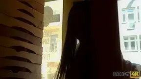 DADDY4K. Old owner of bar satisfies needs together with Step son's hot GF