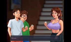 Summertime saga: playing strip poker with the MILF ep 170