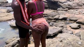 Having sex at the beach house