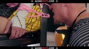 Lexi Luna & Penelope Kay - Are You Ready For Halloween Party? - Cumshot