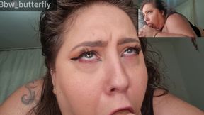 Slutty GF Gagging on Your Dick