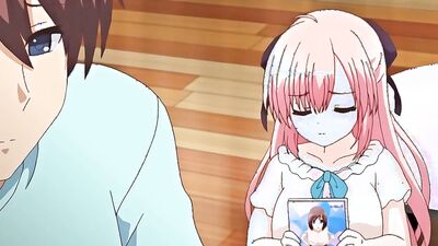 Pink-haired anime babe gives a steamy head and takes a hard dick like a pro