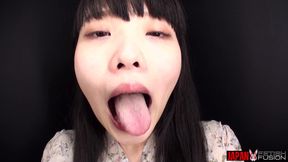 The Dry Mouth and Tongue of Soyo Higashiyama in Extreme Close-up