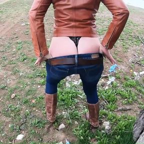 Beautiful Sugar Babe Tight Jeans Teasing - Cowgirl Striptease Western 155