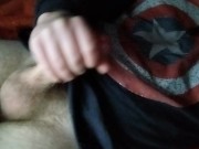 Late night masturbating and cumming solo