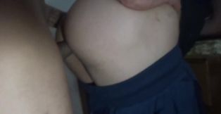 Badass teen is going to take dick and a creampie