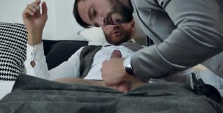 Attractive men with amazing bodies getting freaky