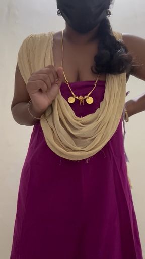 Sexy Tamil Teacher Taking Class