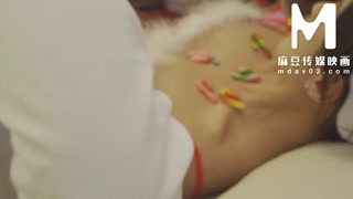 ModelMedia Asia - Have a romantic night of sex with an Asian girl dressed for Christmas