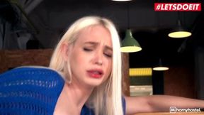 HORNY HOSTEL Big Ass Russian Teen Arteya Cheats On Her BF With Hostel Receptionist LETSDOEIT