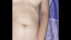 Young widow's pussy itches to be fucked &mdash;  finally orgasms until she convulses