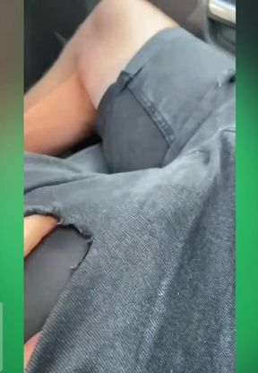 Handjob in the Car with Huge Cumshot