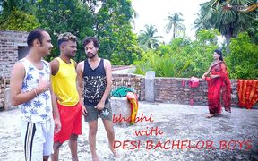 Local Bachelor Boys Different Type Hardcore Fuck with Local Bhabhi Full Movie