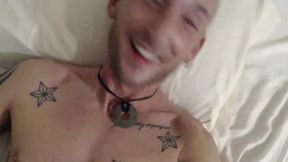 Hot Lean Bopdy Model Cumshot Show at Bed