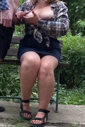 My Mother-in-law's Gorgeous Natural Tits Are Finally All Covered in My Warm Cum! Dreams Come True!