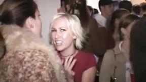 ”Dorm teen gives head as others watch”