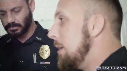 Huge gay bulges cops Fucking the white officer with some chocolate dick