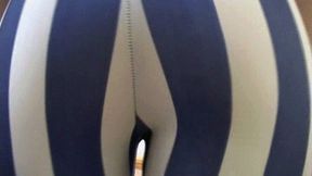Fetisha, more striped leggins facesitting, MP4-SD
