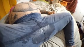 WET COREGASM MARATHON IN BLUE JEANS HQ