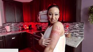 Cute MILF Jennifer White Show's Stepson Just HOW Big of a #1 Fan She is for Him -