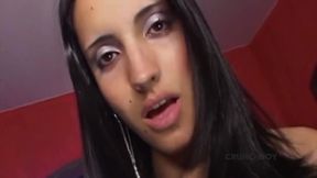 42 Straight boy curious fucking with Latina trans big cock