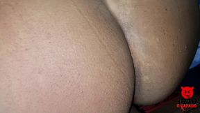 mel fadinha nao aguentou a pica grande e gozou gostoso levo gozada dentro tambem
