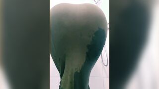 Housewife Fantasizes About a big black cock Cummed her mega Butt