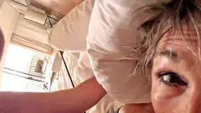 White couple caught in surprised cornered sex scene