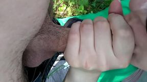 Persuaded a Stranger to Give a Blowjob in the Park