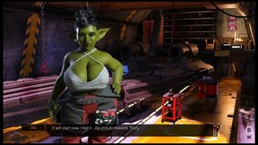 Star Pheriphery Futanari Hentai Game Ep.22 Femboy Sucking Massive Goblin Girl Futa Boobs!
