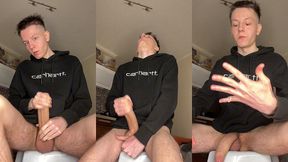 hot young guy’s cum play