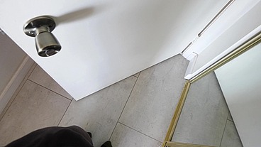 Caught watching stepmom in the bathroom and she likes it!