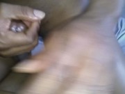 5 Inch Freddie rubs his thick 5 Inch Dick Between these sweet oily Ebony Cheeks! I'm bout 2 Fuck!