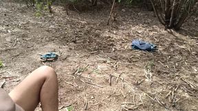 Outdoor Fucking with Divorced Aunty