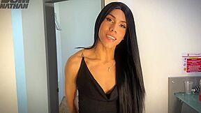 Filling The Ass Of The Horny Trans Neighbor