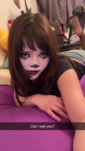 Facefuck session with a cute babe