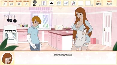 He Asked His Step-Mom To Apply Cream For Him, and It Ended Up Cumming All Over Her Body(18+) - Milftoon Gameplay